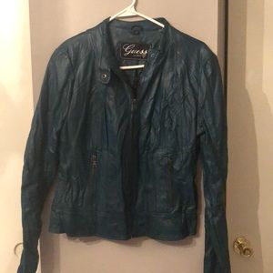 Guess “leather” jacket size L